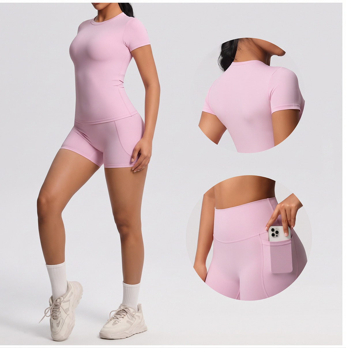 Yoga Fitness Set - طقم يوجا جيب للنساء سريع الجفاف