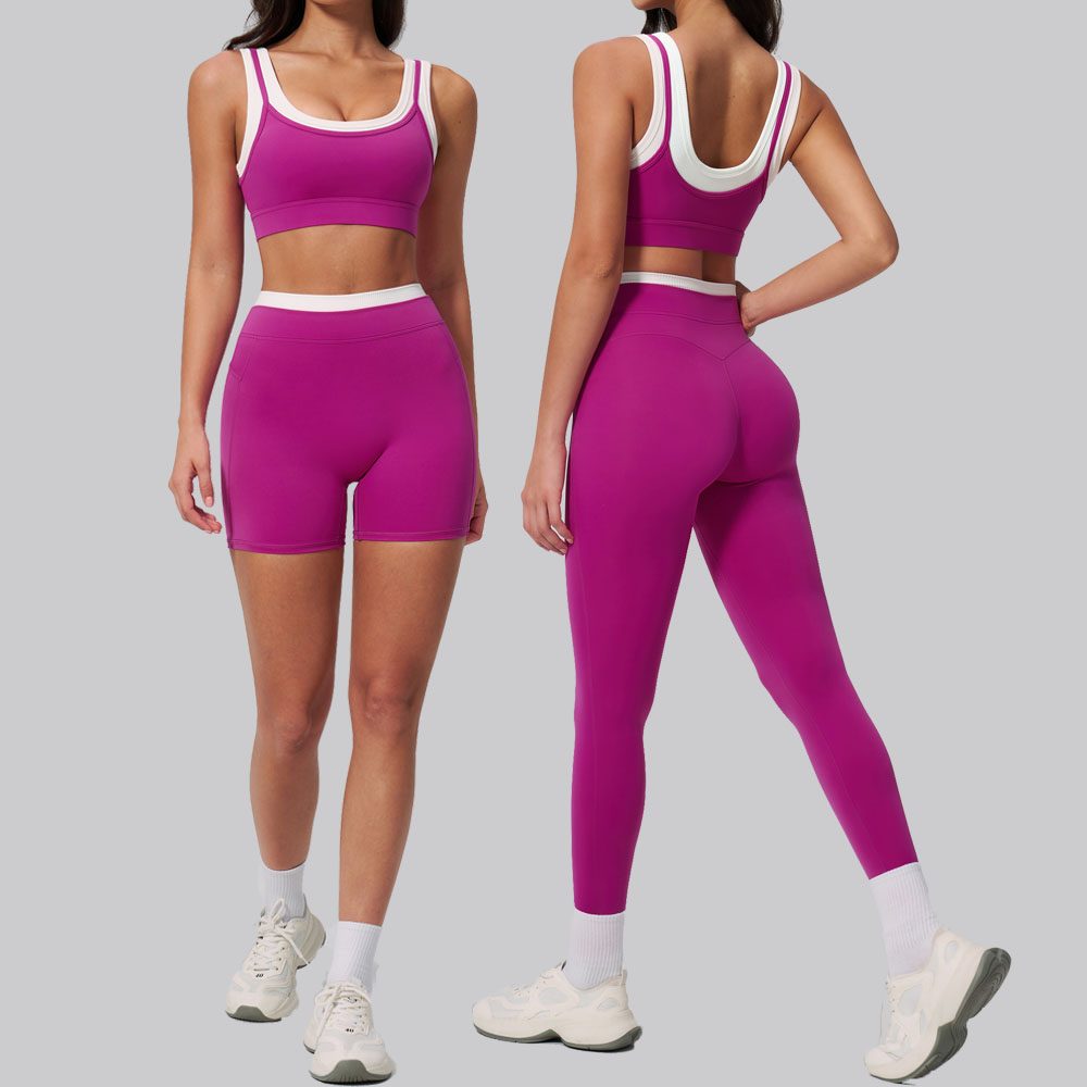 Yoga Fitness Kleidung - طقم رياضي نسائي من قطعتين، ملابس