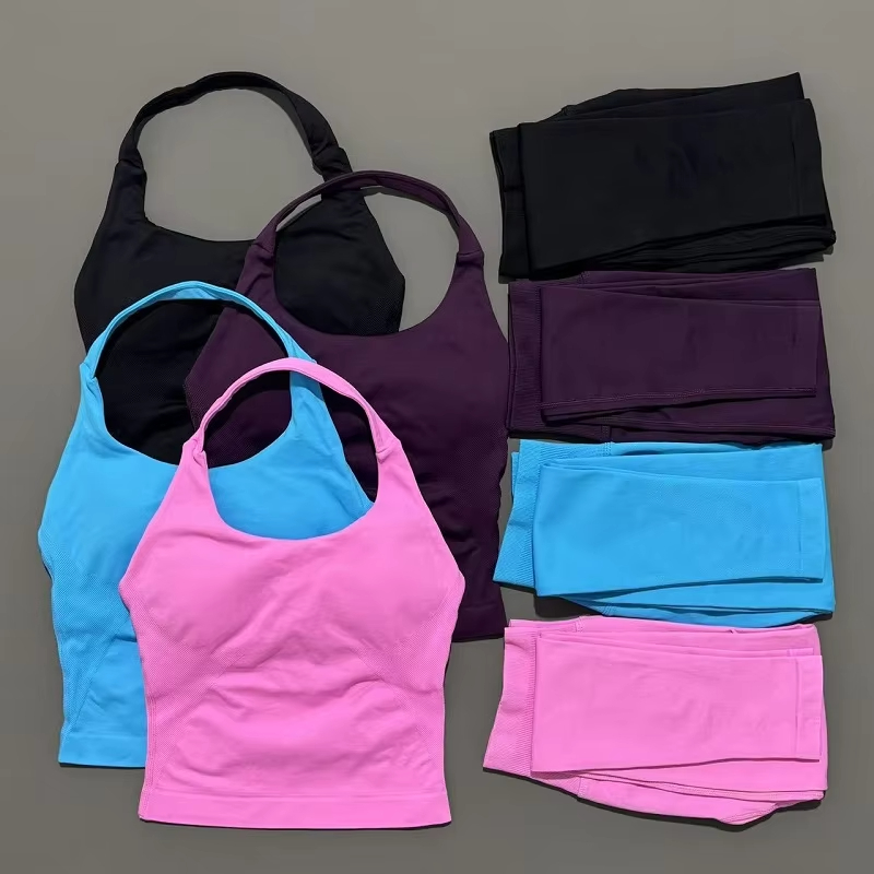 Yoga Fitness Set - طقم رياضي نسائي من قطعتين، ملابس