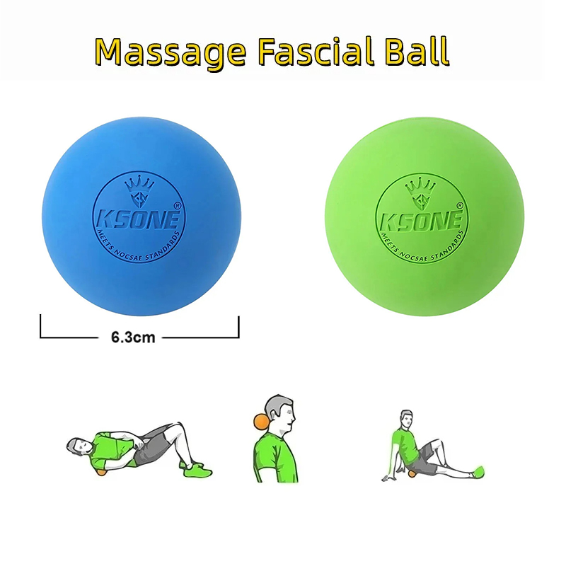Yoga Fitness Ball - المطاط اللفافة تدليك الكرة اليوغا اللياقة